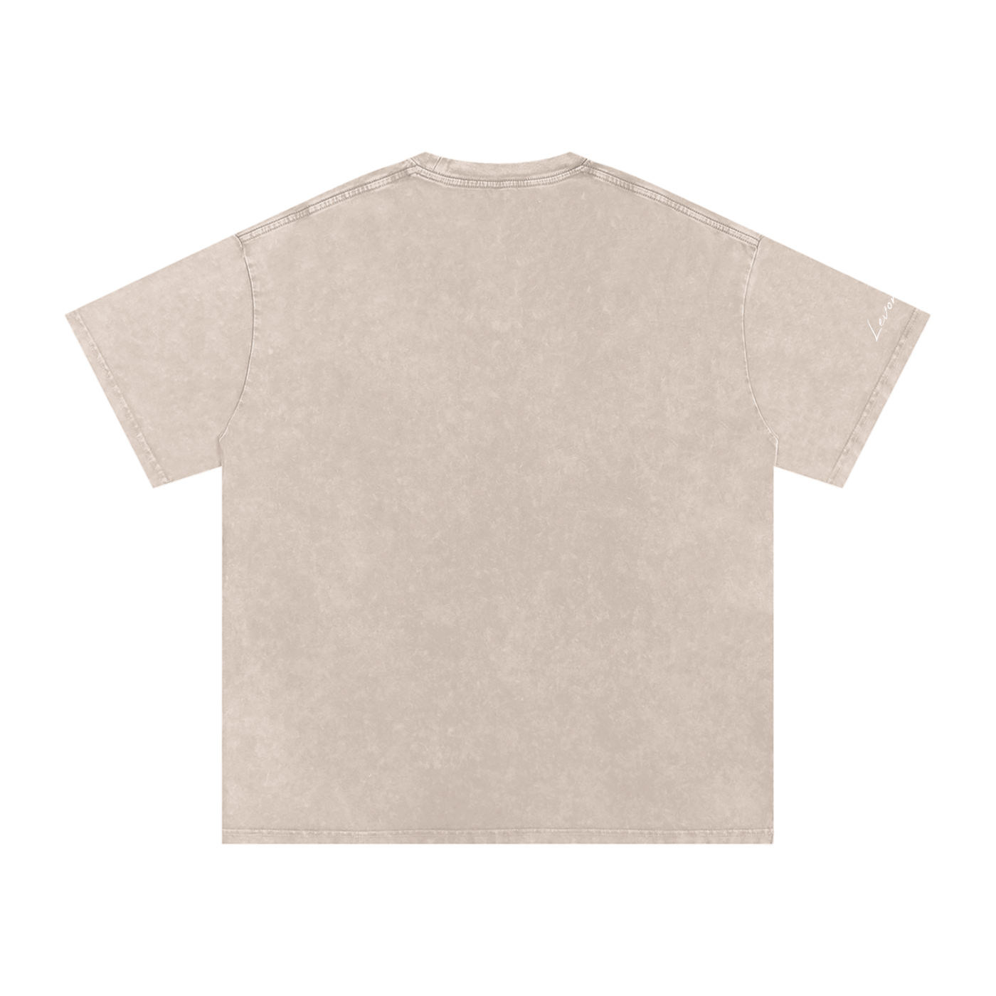 Washed oversized cotton tee