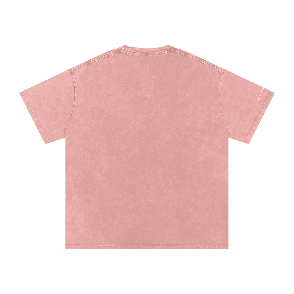 Washed oversized cotton tee