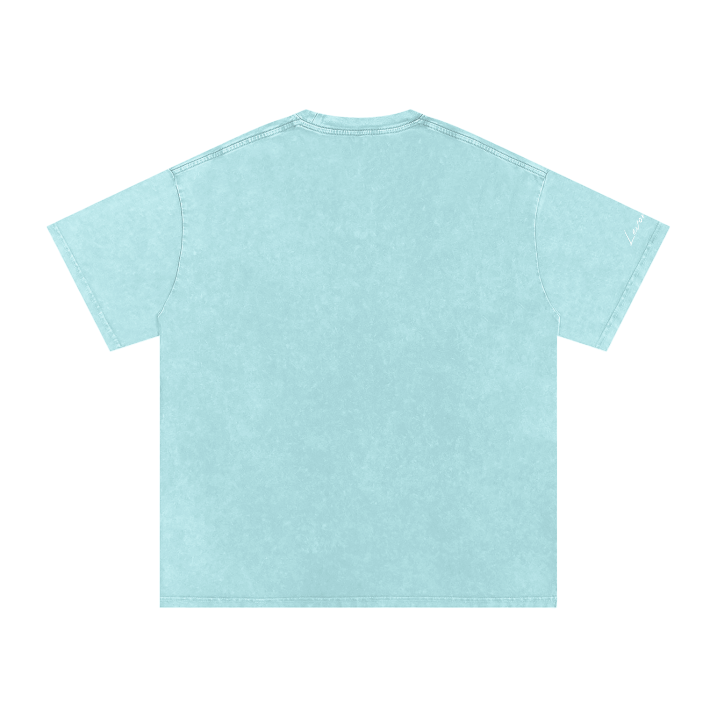 Washed oversized cotton tee