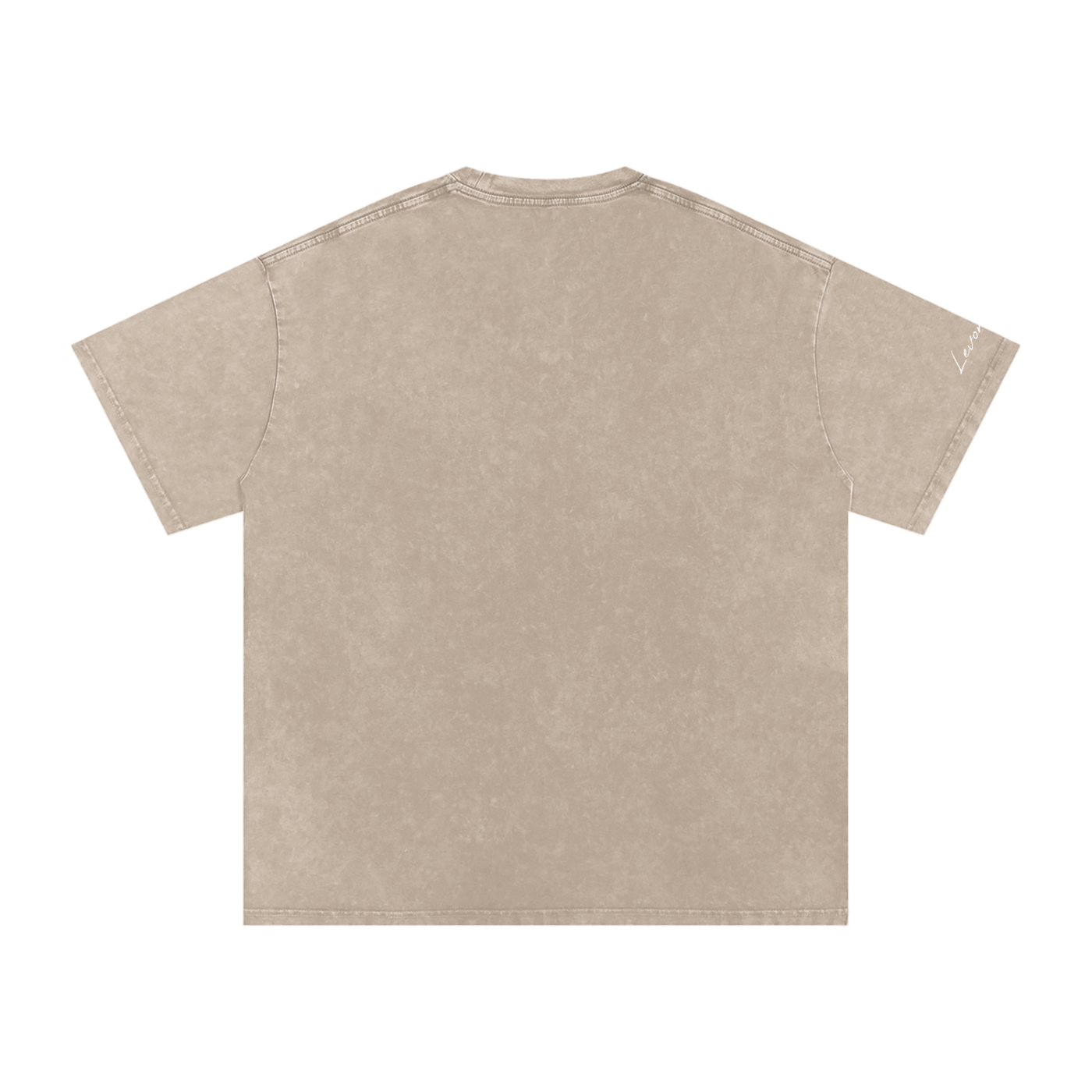 Washed oversized cotton tee
